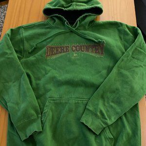 JOHN DEERE HOODED SWEATSHIRT
